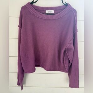 Women's MOD on trend Purple Knit Sweater Size M